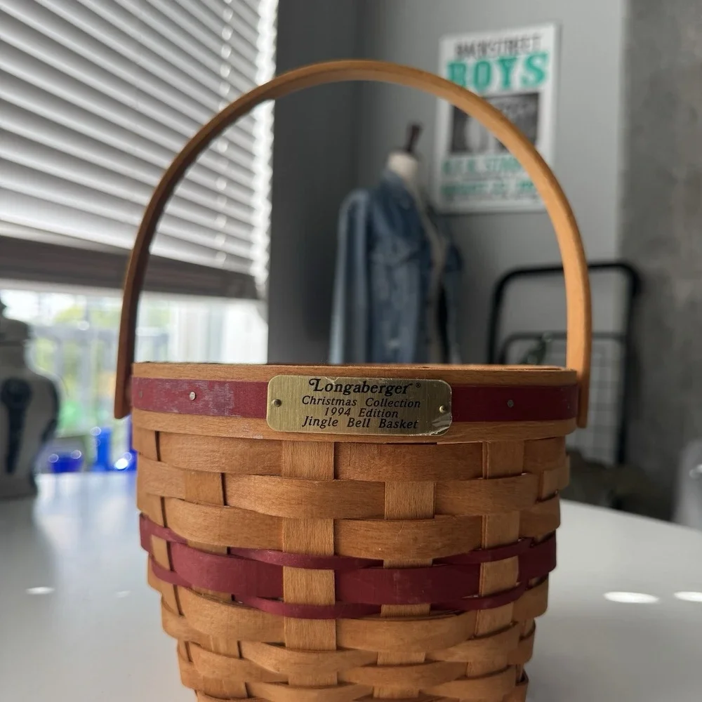 Longaberger Jingle Bell Christmas Basket 1994